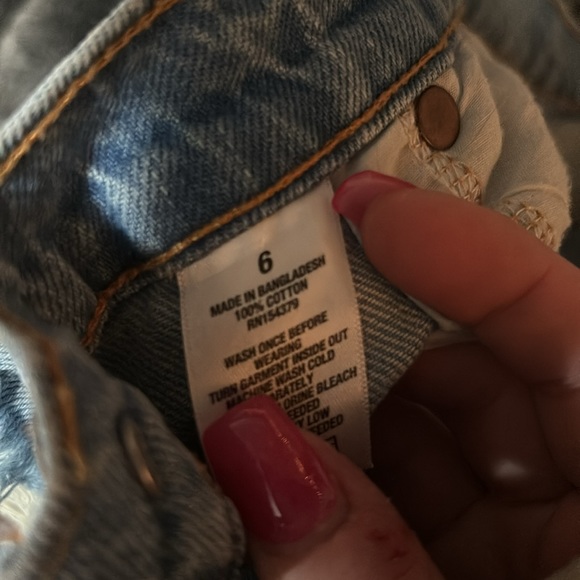 AERO mom ripped jeans size 6 - Picture 4 of 4